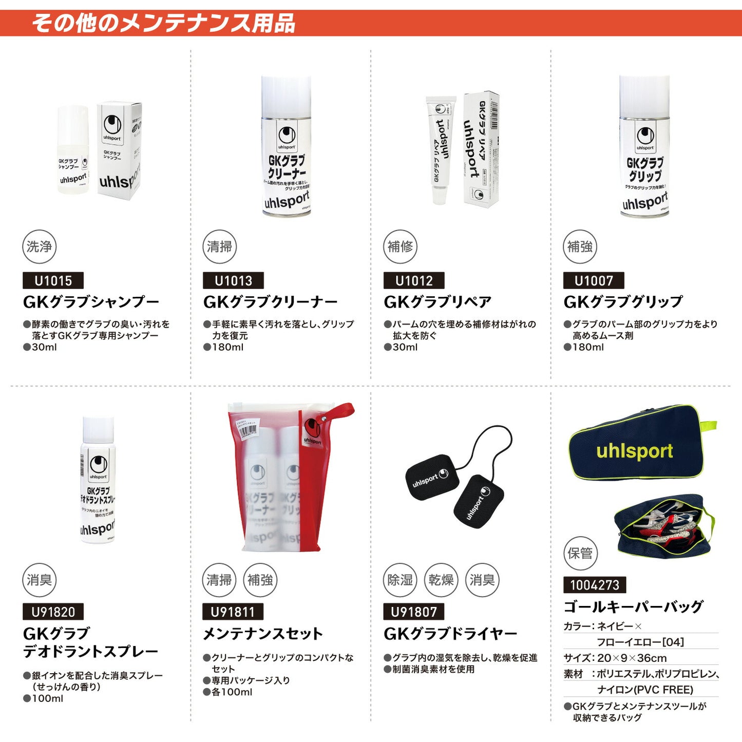 ウールシュポルト スターターレジスト+ フローオレンジ×ホワイト 1011345-01 キーパグローブサッカー  キーパグローブ サッカー用  耐久性 プロ向け 初心者向け ジュニア向け ジュニア用 大人用 ホールド力 キーグロ