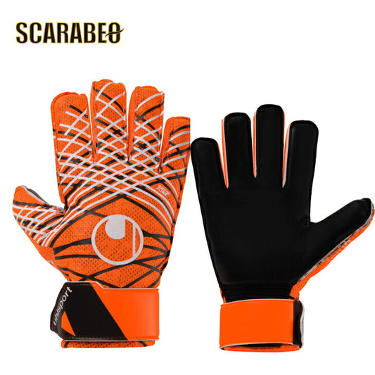 ウールシュポルト スターターレジスト+ フローオレンジ×ホワイト 1011345-01 キーパグローブサッカー  キーパグローブ サッカー用  耐久性 プロ向け 初心者向け ジュニア向け ジュニア用 大人用 ホールド力 キーグロ