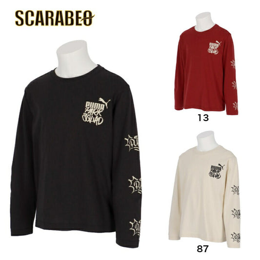 【在庫処分セール】プーマ ESS+ MID 90S LS Tシャツ 684036 レディース メンズ ジュニア 子供  ブランド ファッション アウトドア