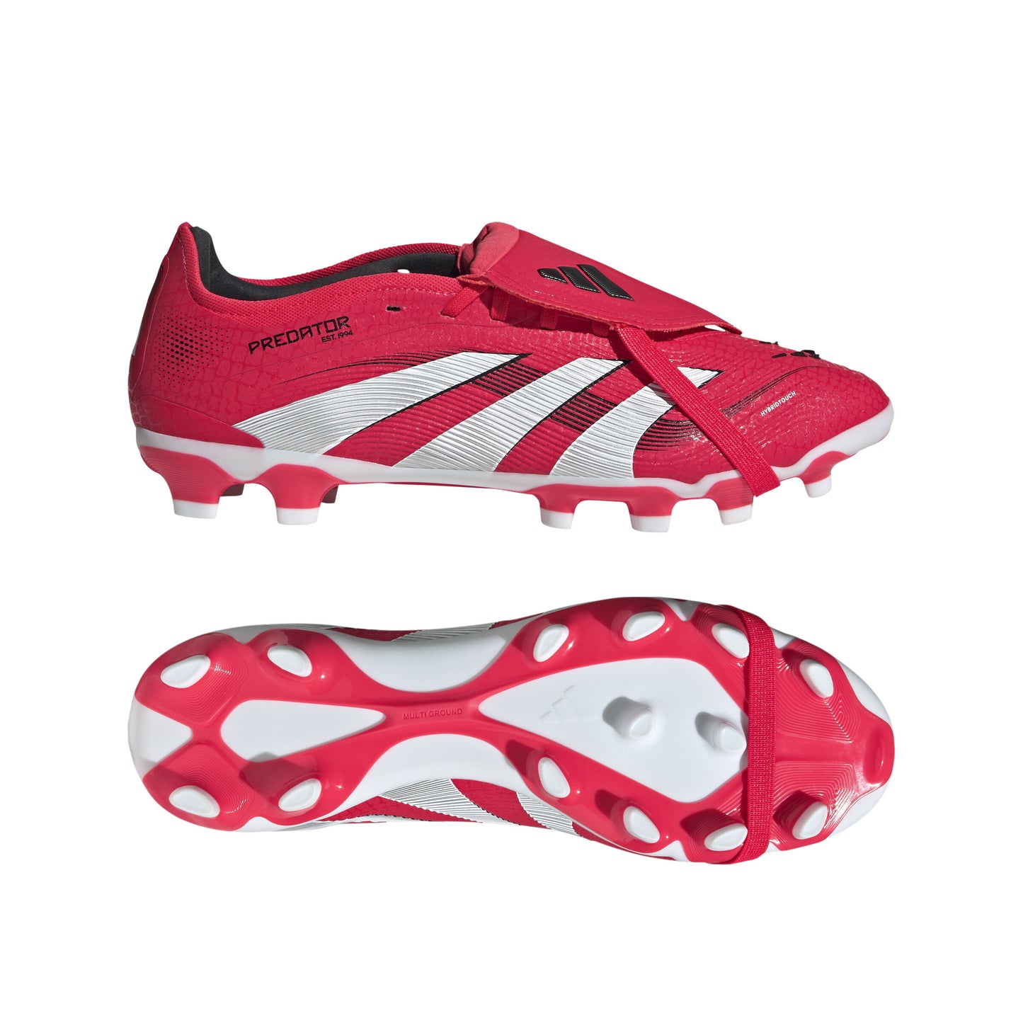 アディダス プレデター PRO FT HG/AG ルシッドレッド×フットウェアホワイト jr044 3サッカースパイク メンズ レディース 人気 軽量  プレデター コパ  X スパイク