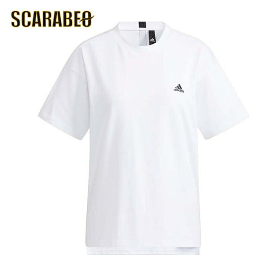 【在庫処分セール】アディダス 半袖 ワーディング ルーズフィット THREE STRIPES Tシャツ  レディース メンズ  ブランド ファッション アウトドア h2333