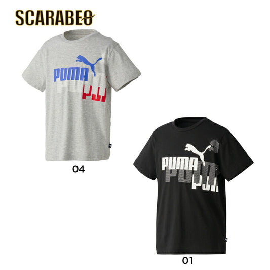 【在庫処分セール】プーマ Tシャツ 半袖 ジュニア ESSプラス LOGOLAB 675843 PUMA サッカー フットサル サッカーウェア 子供 ジュニア 半袖