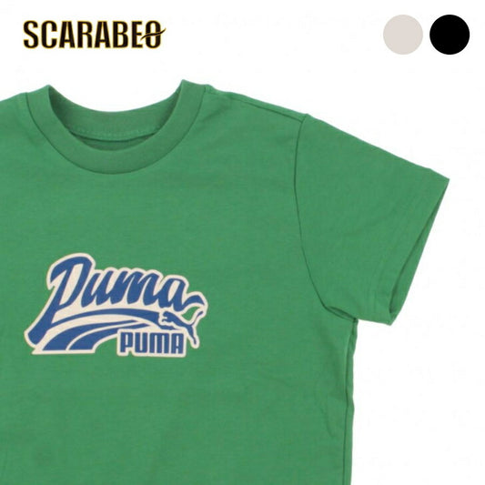 【在庫処分セール】PUMA プーマ ESSプラス MID 90S MX キッズ 半袖 Tシャツ ボーイズ フロントロゴ 680549 サッカー フットサル サッカーウェア 子供 ジュニア 半袖