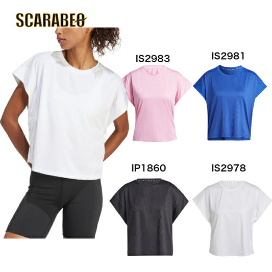 【在庫処分セール】アディダス KNS52 レディース 半袖  Tシャツ  レディース メンズ  ブランド ファッション アウトドア スポーツウエア ヨガ ヨガウエア フィットネス kns52