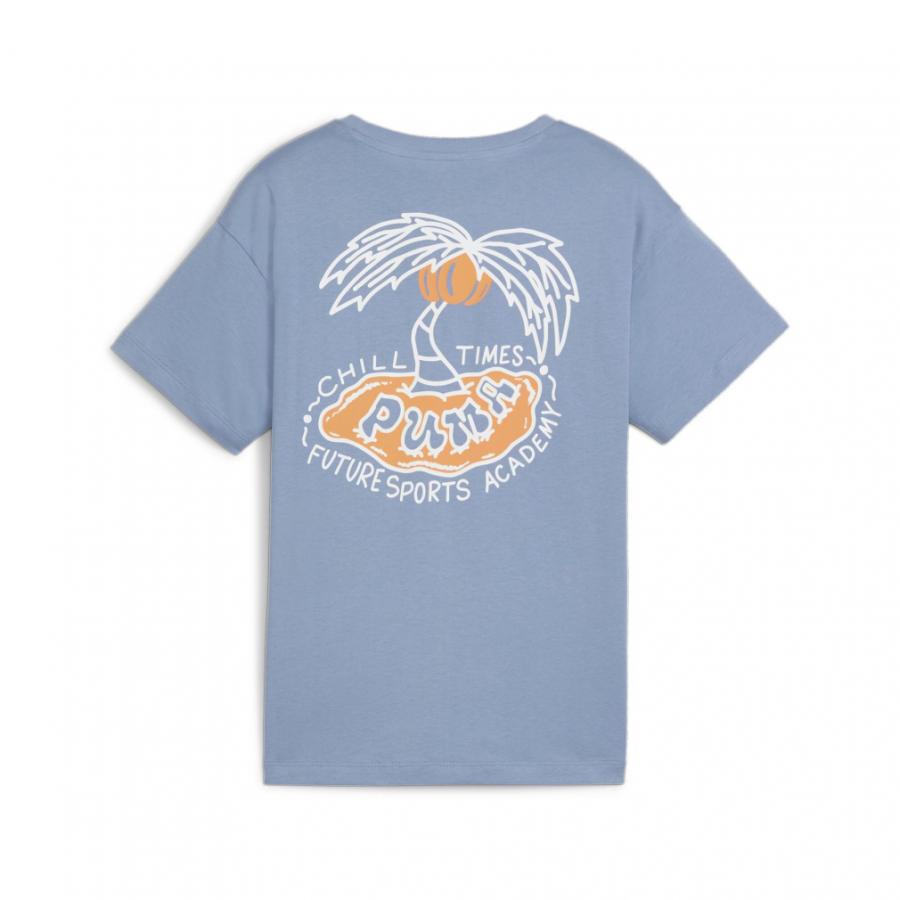 【在庫処分セール】プーマ PUMA ESS+ MID 90s バックプリント Tシャツ ジュニアウェア 681329 サッカー フットサル サッカーウェア 子供 ジュニア 半袖