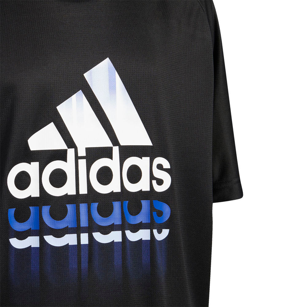 【在庫処分セール】アディダス BVF63 半袖 キッズ マストハブ ロゴ グラフィック Tシャツ 子供 ジュニアサイズ  アディダスアパレル アディダスウェア スポーツウェア トレーニングウェア  bvf63