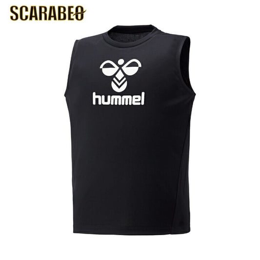 【在庫処分セール】ヒュンメル hummel ジュニア BASIC ノースリーブシャツ HJY2126 サッカー スポーツウェア Tシャツ トレーニング 練習 子ども トップス