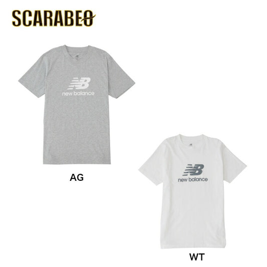 【在庫処分セール】New Balance ニューバランス Stacked Logo ショートスリーブTシャツ MT41502 スポーツウェア コットンTシャツ 綿 スポーティ カジュアル メンズウエア トップス 半袖シャツ 男性 ブランド 服  アパレル