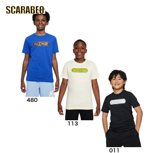 【在庫処分セール】ナイキ 半袖Tシャツ キッズ ジュニア 子供 アンプリファイ SP23 S/S Tシャツ  ナイキアパレル ナイキウェア スポーツウェア トレーニングウェア   Tシャツ  レディース メンズ  ブランド ファッション アウトドア  半袖 dx9499