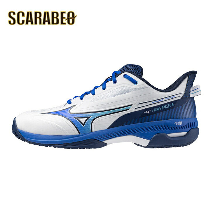MIZUNO ミズノ ウエーブエクシード 5 WIDE OC WAVE EXEED 5 WIDE OC 61GB231329 テニス テニスシューズ オムニ・クレーコート用 砂入り人工芝コート 部活 トレーニング 練習 軽量 靴 スニーカー 3E相当 男女兼用 ユニセックス