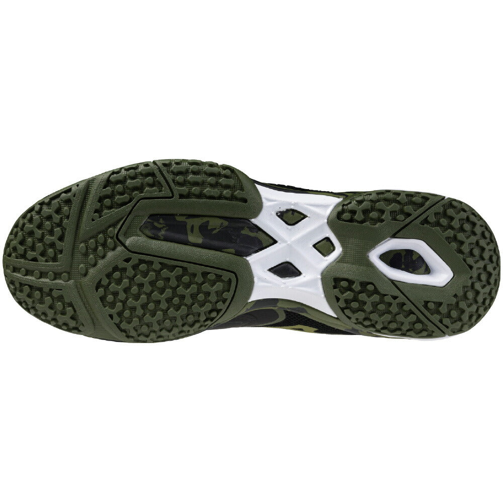 MIZUNO ミズノ ソフトテニスシューズ WAVE EXCEED LIGHT 2 WIDE OC ウエーブ エクシード ライト ワイド クレー・砂入り人工芝コート用 3E 61GB2318 靴 くつ シューズ テニスシューズ テニス用 テニス用シューズ クレー クレーコート 砂入り人工芝 ユニセックス