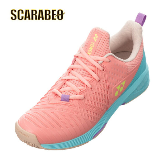 ヨネックス YONEX テニスシューズ レディース パワークッション ソニケージ3 ウィメンGC SONICAGE 3 WOMEN GC 硬式テニス ソフトテニス テニス オムニ クレー クレイ オムニクレー オムニコート 砂入り人工芝コート クレーコート shts3lgc-084