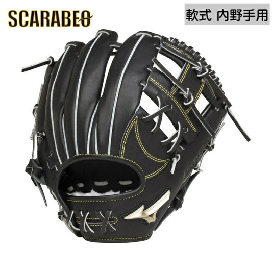 ミズノ 一般軟式グローブ 内野手 メンズ 軟式用 グローバルエリート H Selection03   軟式グラブ 軟式用グローブ  軟式野球 中学軟式 一般 大人 草野球 おすすめ 1ajgr26413