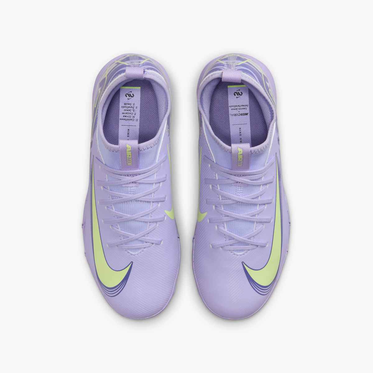 ナイキ NIKE ジュニア ズーム マーキュリアル ヴェイパー 16 アカデミー TF NU1 パープルアゲート×ベアリーボルト  hf1589-500 サッカー トレシュー トレーニング キッズ