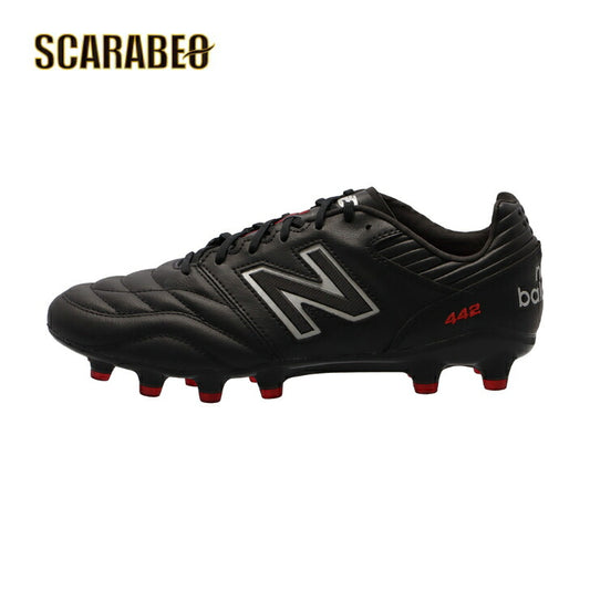 【在庫処分セール】ニューバランス NewBalance 442 V2 PRO HG 2E ブラック ms41hbk22e サッカーシューズ サッカー スパイク シューズ 靴 くつ 中学校 高校 一般 大人  部活 練習 大会