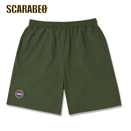 Arch solid color shorts【khaki】 アーチ バスケ ショーツ アーチ バスケ ショーツ バスケットボール バスパン 男子 ウエア 大人 子供 Ｔシャツ バスケウエア  b124-138