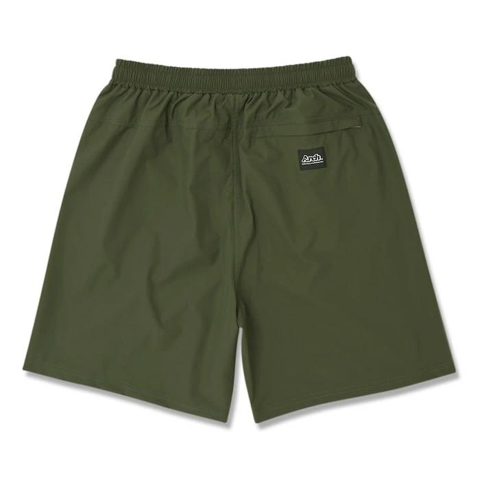 Arch solid color shorts【khaki】 アーチ バスケ ショーツ アーチ バスケ ショーツ バスケットボール バスパン 男子 ウエア 大人 子供 Ｔシャツ バスケウエア  b124-138