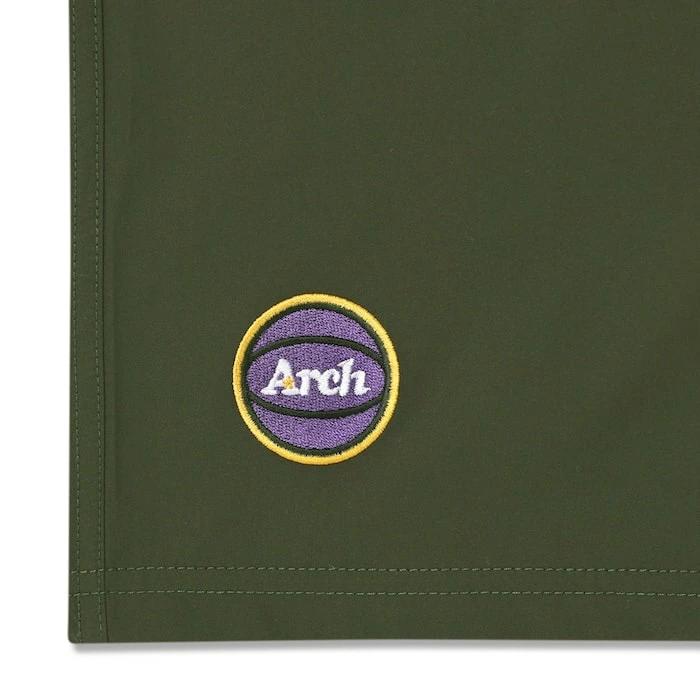 Arch solid color shorts【khaki】 アーチ バスケ ショーツ アーチ バスケ ショーツ バスケットボール バスパン 男子 ウエア 大人 子供 Ｔシャツ バスケウエア  b124-138