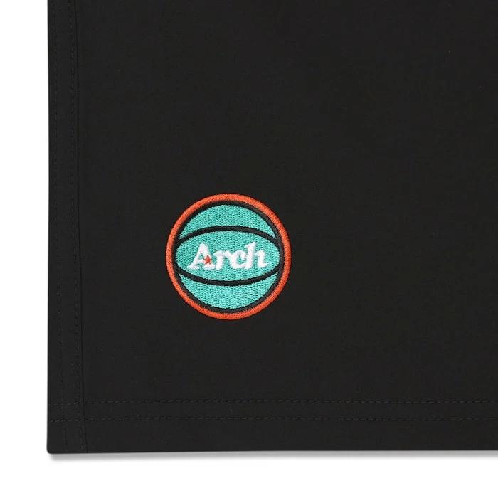 Arch solid color shorts【black/mint】 アーチ バスケ ショーツ  アーチ バスケ ショーツ バスケットボール バスパン 男子 ウエア 大人 子供 Ｔシャツ バスケウエア  b124-139