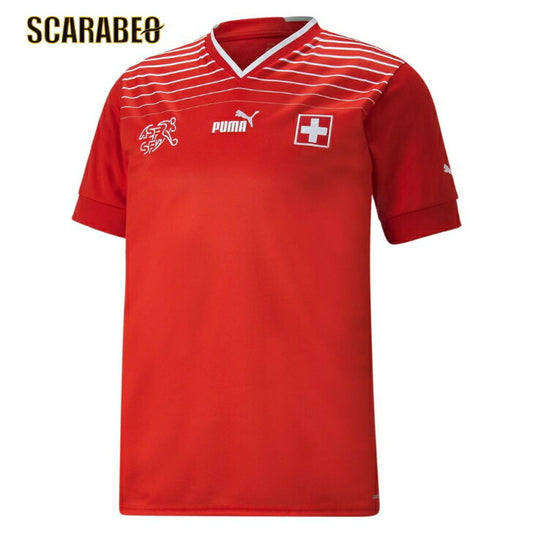 スイス代表 2022 ホーム 半袖レプリカユニフォーム サッカーレプリカユニフォーム ユニフォームショップ 半袖  人気  代表ユニフォーム  大人 キッズ 765925