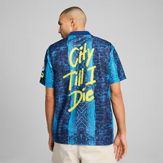 プーマ  24/25 マンチェスター・シティ MCFC FTBLNRGY+ レトロジャージ  ユニフォームショップ 半袖  人気  代表ユニフォーム  大人  779126-75
