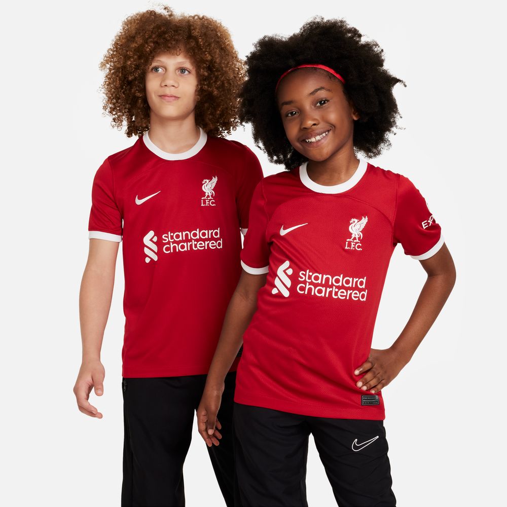 ナイキ ジュニア 23-24 リヴァプールFC HOME レプリカユニフォーム サッカーレプリカユニフォーム ユニフォームショップ 半袖  人気  代表ユニフォーム  大人 キッズ  dx2766
