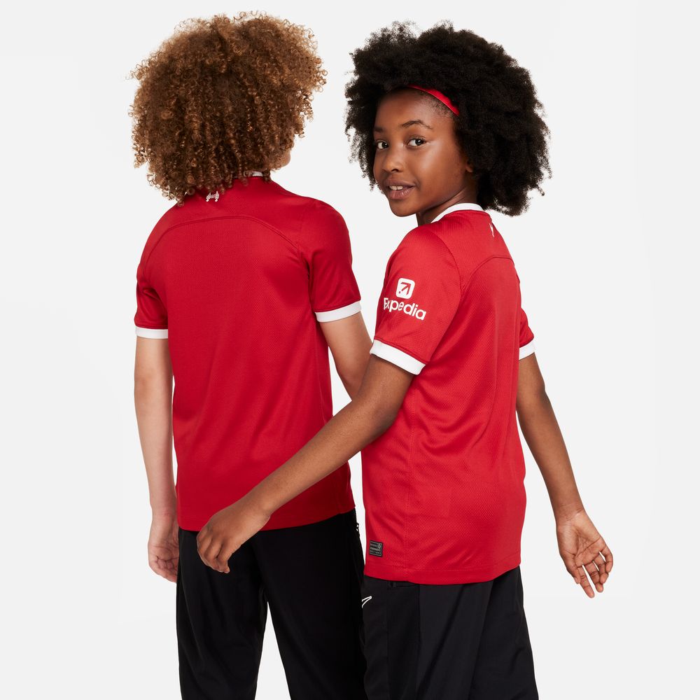 ナイキ ジュニア 23-24 リヴァプールFC HOME レプリカユニフォーム サッカーレプリカユニフォーム ユニフォームショップ 半袖  人気  代表ユニフォーム  大人 キッズ  dx2766