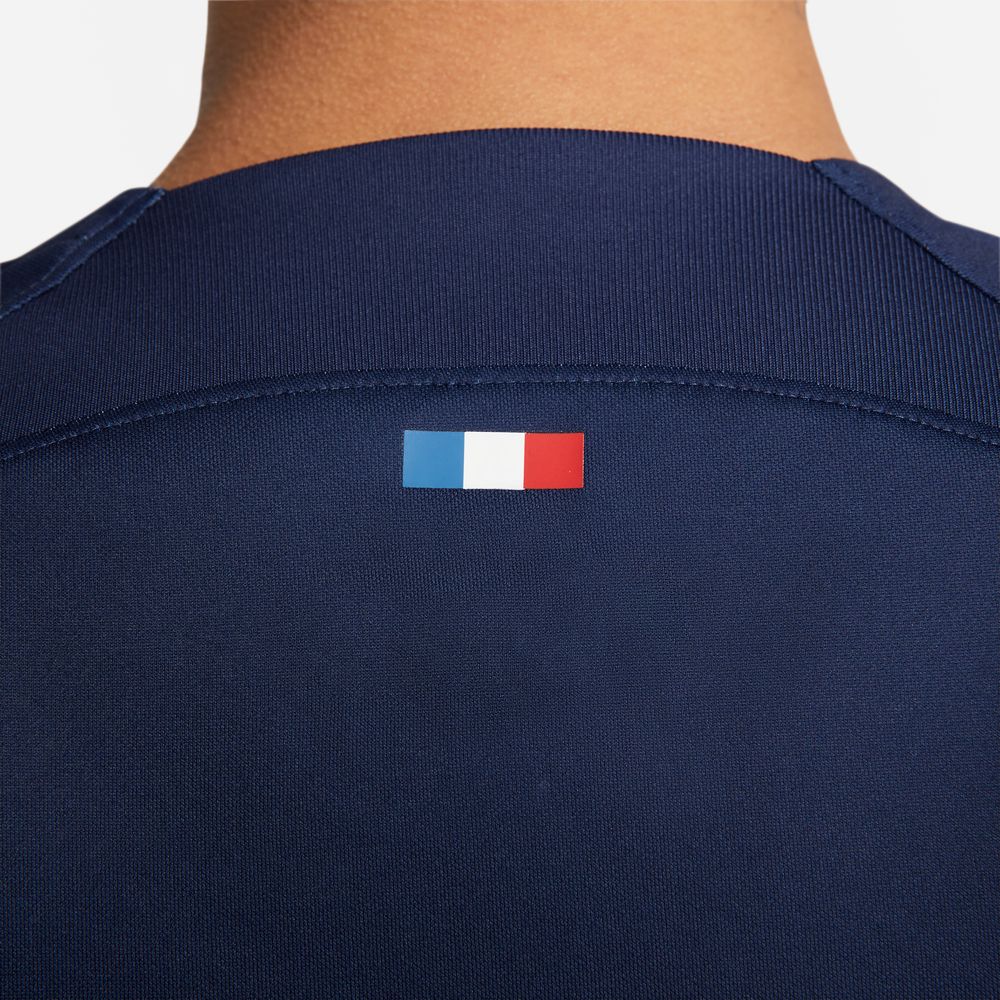 ナイキ パリ・サンジェルマン ライセンスシャツ DF PSG STAD JSY S/S トップ 23-24 HOME ホーム サッカーレプリカユニフォーム ユニフォームショップ 半袖  人気  代表ユニフォーム  大人 キッズ  dx2694