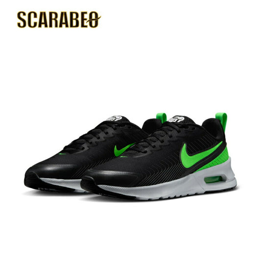 ナイキ エアマックス NUAXIS NIKE シューズ ライフスタイル Sportswear スニーカー エアマックス 通勤 通学 シンプル 黒 みどり hv5754-010