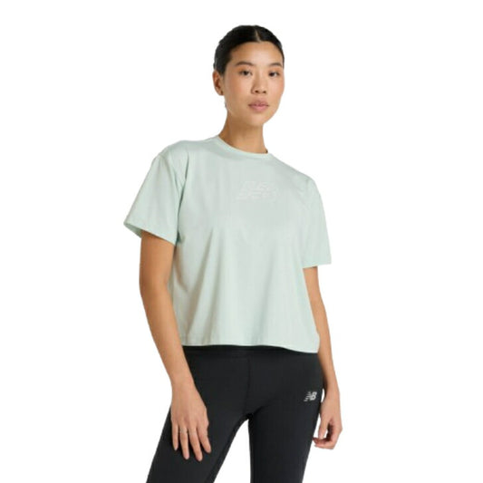 ニューバランス New Balance リラックスグラフィックショートスリーブ T シャツ AWT51135 T シャツ レディース 半袖 トレーニング フィットネス ジム ショートスリーブ 吸汗 速乾 リラックスシルエット awt51135-cys