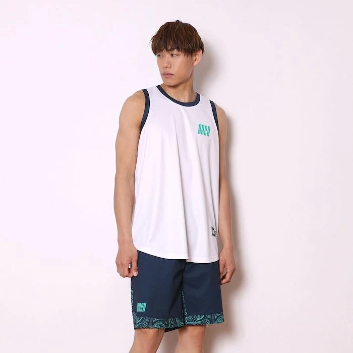 Arch marble section tank [DRY]【white】 アーチ バスケ タンクトップ  男子 ウエア 大人 子供 Ｔシャツ バスケウエア t225-101