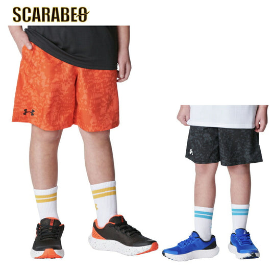 アンダーアーマー ジュニア キッズ 子供 ショーツ UA Woven Printed Shorts ブランド ファッション アウトドア 1377263