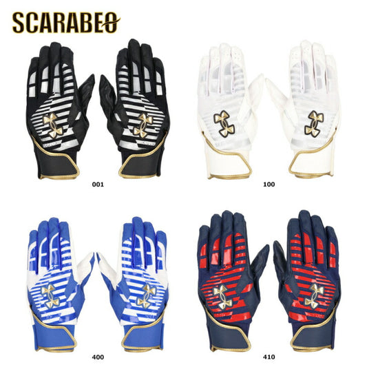 アンダーアーマー UNDER ARMOUR UA UAクリーンアップ プロ バッティンググローブ 両手 バッティング手袋 野球 バッ手 野球 6001312