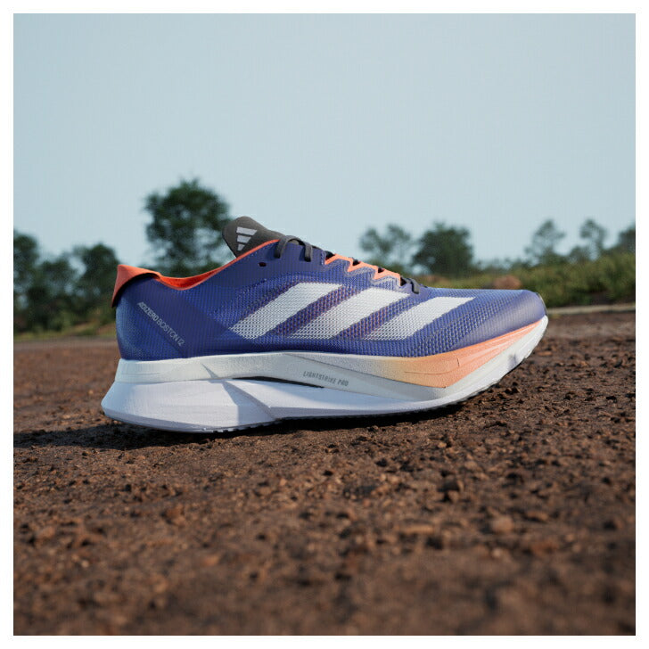 アディダス adidas ランニングシューズ メンズ アディゼロ ボストン 12 ADIZERO BOSTON 12  シューズ ランニングウェア 軽量 クッション性 マラソン  アディゼロ ji4475