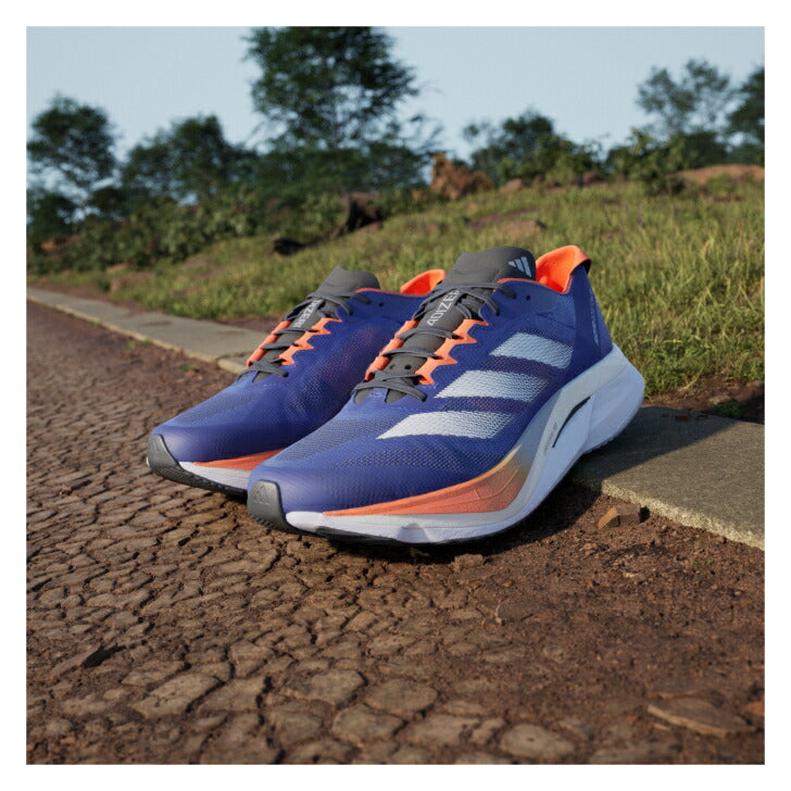 adidas アディゼロ ボストン12 ルシッドブルー JI4475 26.5 adidas アディダス アディゼロ ボストン 12 JI4475 ブルー