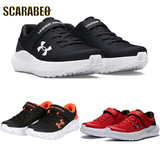 アンダーアーマー キッズ ランニングシューズ UNDER ARMOUR UAサージ4 キッズ クッション性 歩きやすい  軽量 安い サイズ感 ランニング 普段使い 3027104