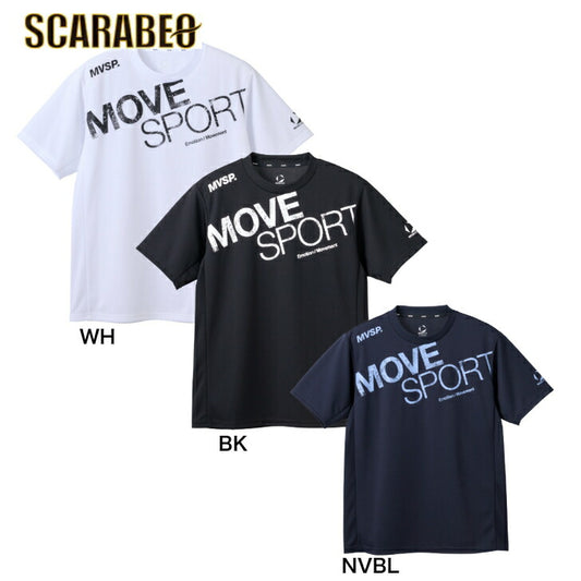 ムーブスポーツ デサント ドライメッシュ ビックロゴ半袖Tシャツ メンズ 吸汗速乾 UVカット ウェア トレーニング st5sht01m