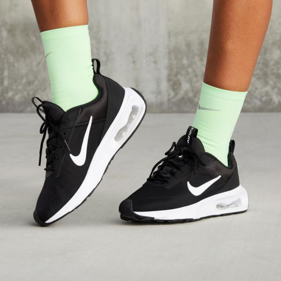 ナイキ ウィメンズ エアマックス INTRLK ライト NIKE エアマックス ライフスタイル スニーカー 厚底 レディース SU23 黒 靴 AIR MAX dx3705-001