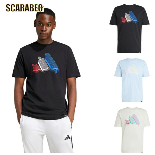 アディダス Tシャツ 半袖 メンズ ラウンジ アイスグラフィック  アディダスアパレル アディダスウェア スポーツウェア トレーニングウェア アディダス Tシャツ  レディース メンズ  ブランド ファッション アウトドア 25ssアディダススポーツウエア kpj93