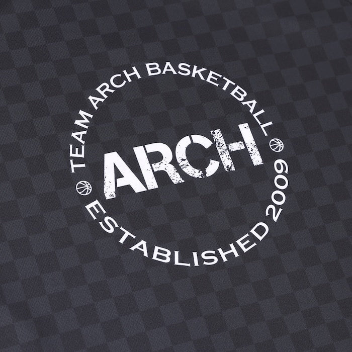 Arch checkered rev. tank [DRY]【black/white】 アーチ バスケ リバーシブルタンクトップ アーチ バスケ  バスケットボール バスパン 男子 ウエア 大人 子供 Ｔシャツ バスケウエア t225-104