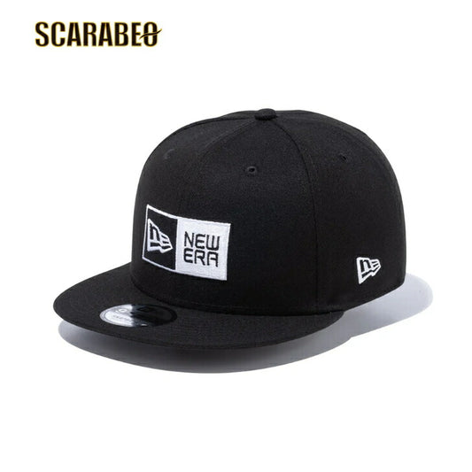 ニューエラ 9FIFTY ボックスロゴ ブラック × ホワイト 14524966