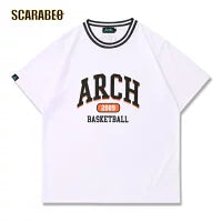 Arch team BB tee [DRY]【white】 アーチ バスケ 半袖Tシャツ アーチ バスケ バスケットボール バスパン 男子 ウエア 大人 子供 Ｔシャツ バスケウエア t125-113