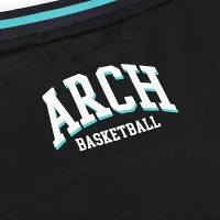 Arch team BB tee [DRY]【black】 アーチ バスケ 半袖Tシャツ アーチ バスケ バスケットボール バスパン 男子 ウエア 大人 子供 Ｔシャツ バスケウエア t125-114