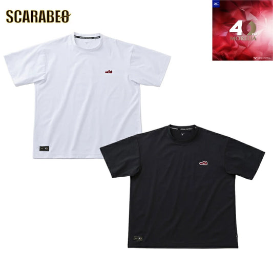 【モレリア】ミズノ ルビーレッド ワッペンTシャツ 【RUBY RED PACK】　p2mac401