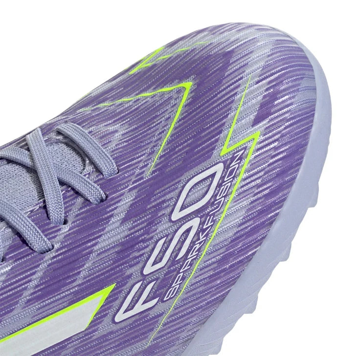 アディダス F50 SPARKFUSION LEAGUE TF レディース フットサルシューズ ターフ用 トレーニングシューズ 土・人工芝対応 2025年新作 adidas 女性用サッカーシューズ ji0014