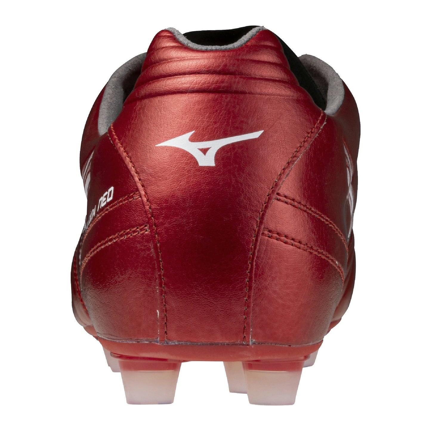 ミズノ モナルシーダNEO III WIDE ELITE ワイドモデル サッカースパイク 天然皮革 軽量 固定式 土 人工芝 天然芝対応 3E ルビーレッド 2025年秋冬 p1ga252160