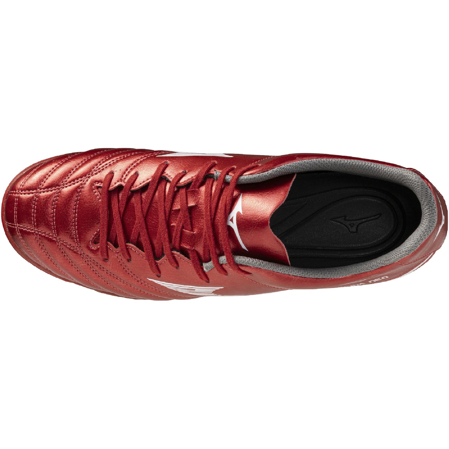 ミズノ モナルシーダ NEO III SELECT AS トレーニングシューズ メンズ サッカー フットサル ワイドモデル 人工皮革 ゼログライド 3E レッド 2025年秋冬モデル p1gd252560