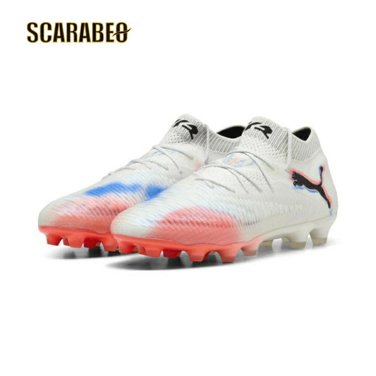 PUMA プーマ フューチャー 8 アルティメット HG/AG [UNTAMED PACK] サッカースパイク 土・人工芝用 25AW 108585-01 ホワイト×ブラック×レッド 108585-01