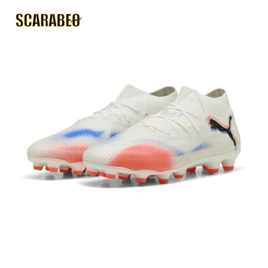 PUMA プーマ フューチャー 8 プロ HG/AG [UNTAMED PACK] サッカースパイク 土・人工芝・天然芝用 25AW ホワイト×ブラック×レッド108591-01