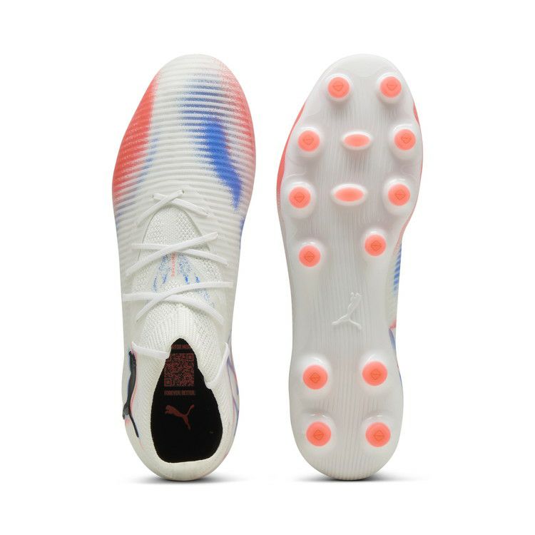 PUMA プーマ フューチャー 8 プロ HG/AG [UNTAMED PACK] サッカースパイク 土・人工芝・天然芝用 25AW ホワイト×ブラック×レッド108591-01